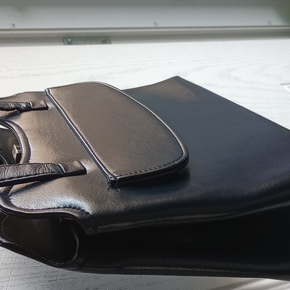 Navy blue handbag - Picture 7 of 8